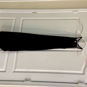 Black Halter Neck, Pocket,Maxi Dress